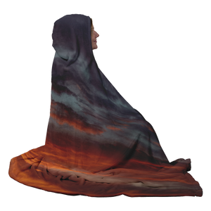 Colorful Sunset - Hooded Blanket
