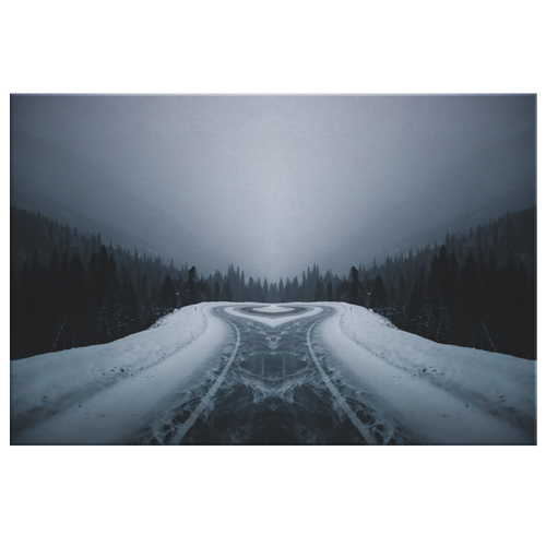 Colorado Winter Drive edit - Canvas