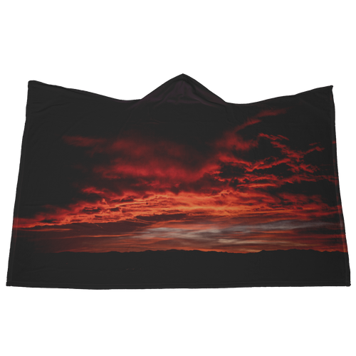 Denver Sunset - Hooded Blanket