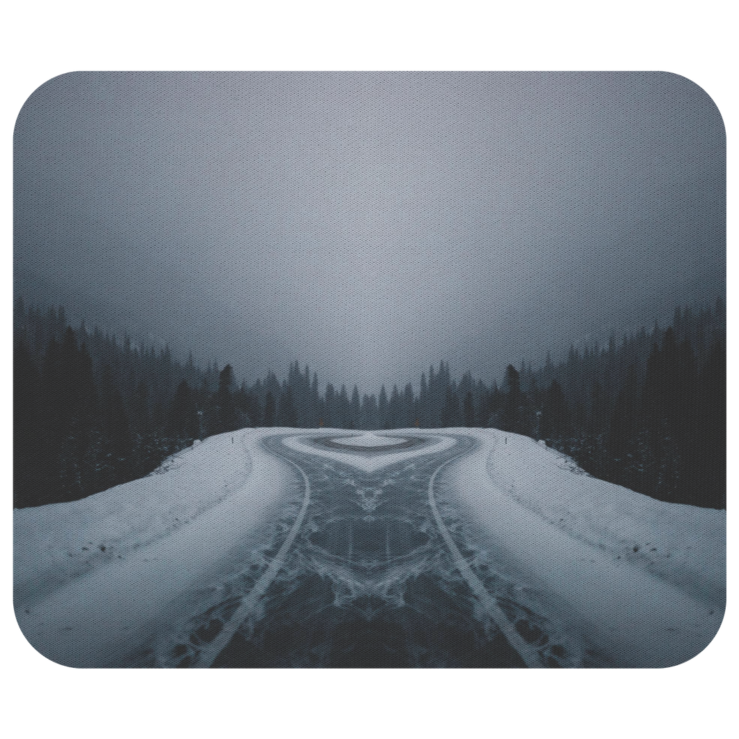 Colorado Winter Drive edit - Mousepad