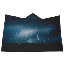 Load image into Gallery viewer, Lightning Strikes - Hooded Blanket