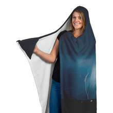 Load image into Gallery viewer, Lightning Strikes - Hooded Blanket