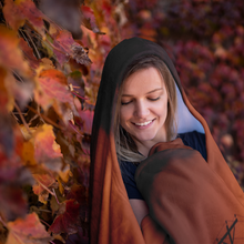 Cargar imagen en el visor de la galería, Sunset Powerlines - Hooded Blanket