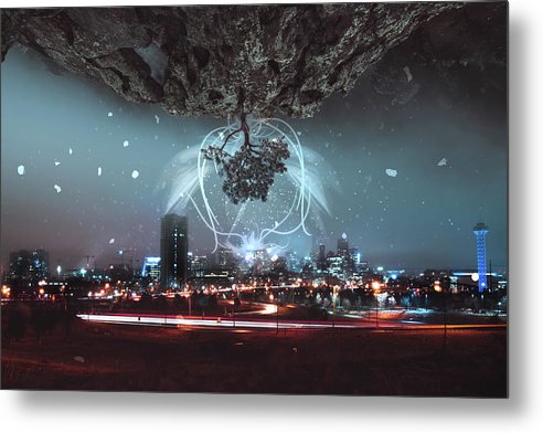 Two Worlds - Metal Print