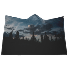 Load image into Gallery viewer, Blue Sunset - Hooded Blanket