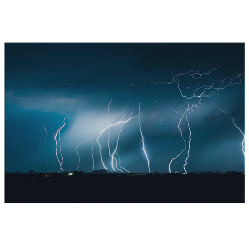 Lightning Strikes - Canvas