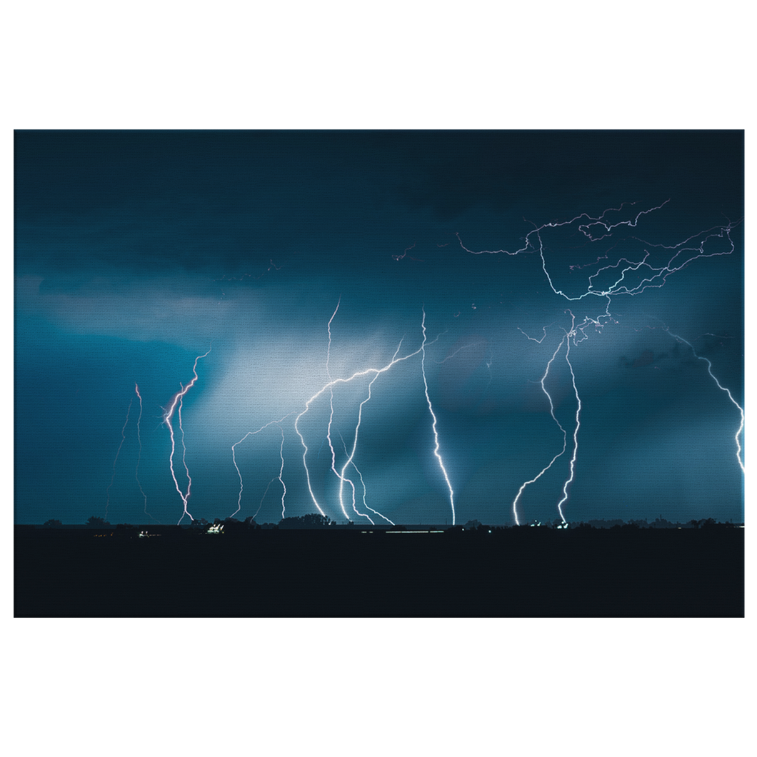 Lightning Strikes - Canvas