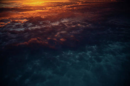 Cloudy Sunset - Print