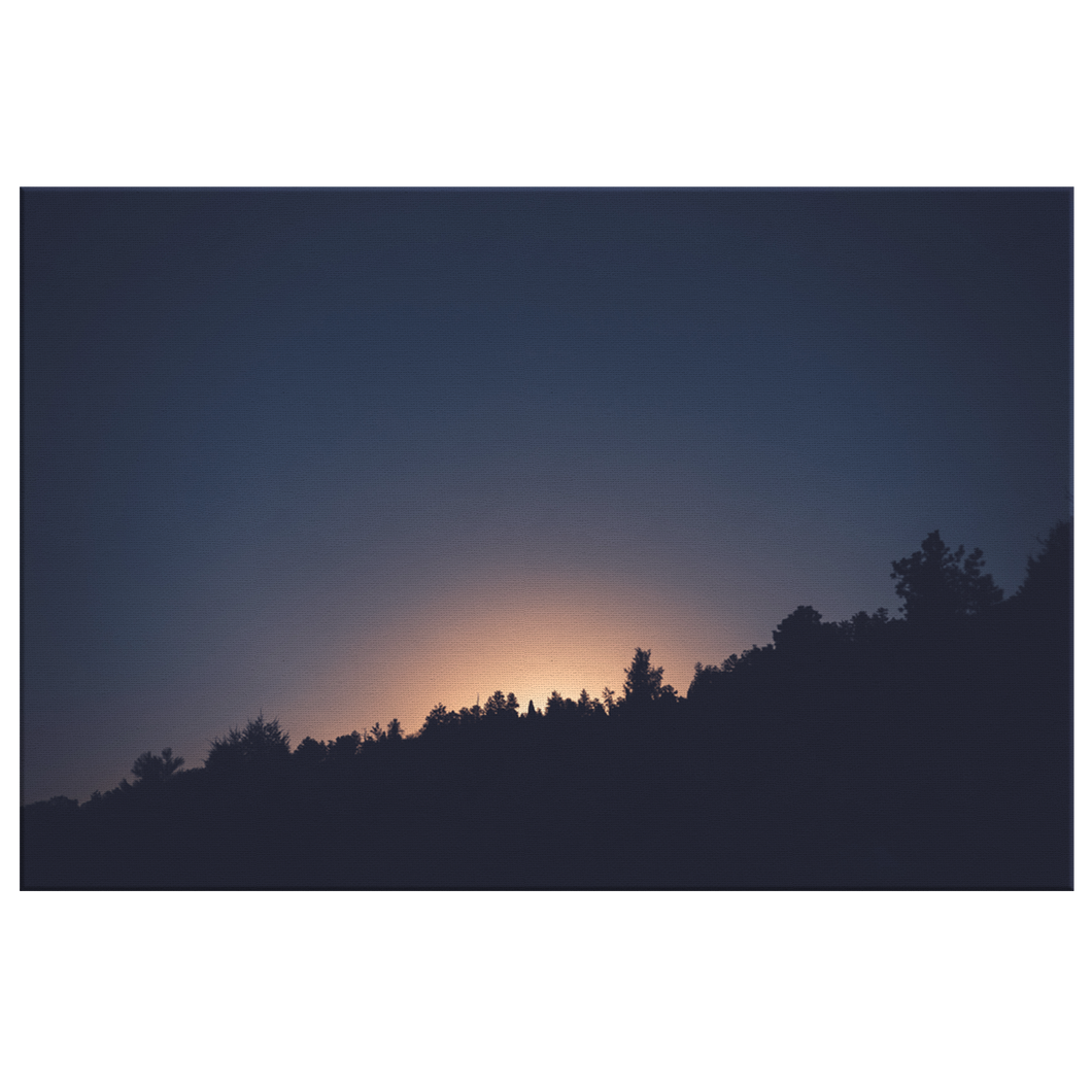 Tree Line Sunrise - Canvas