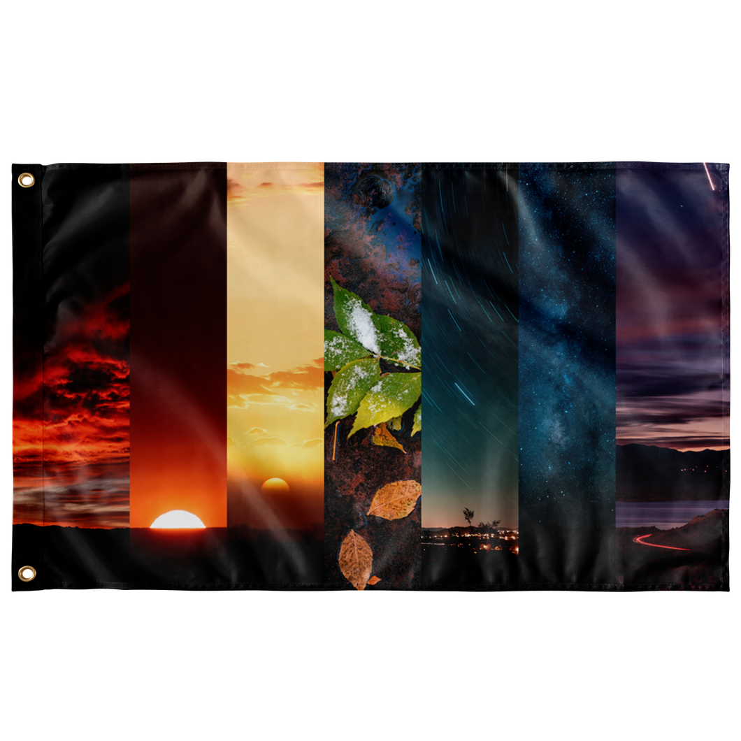 Rainbow Landscape - Flag