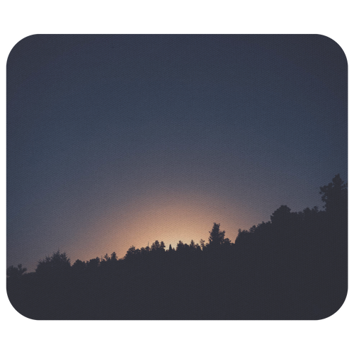 Tree Line Sunrise - Mousepad