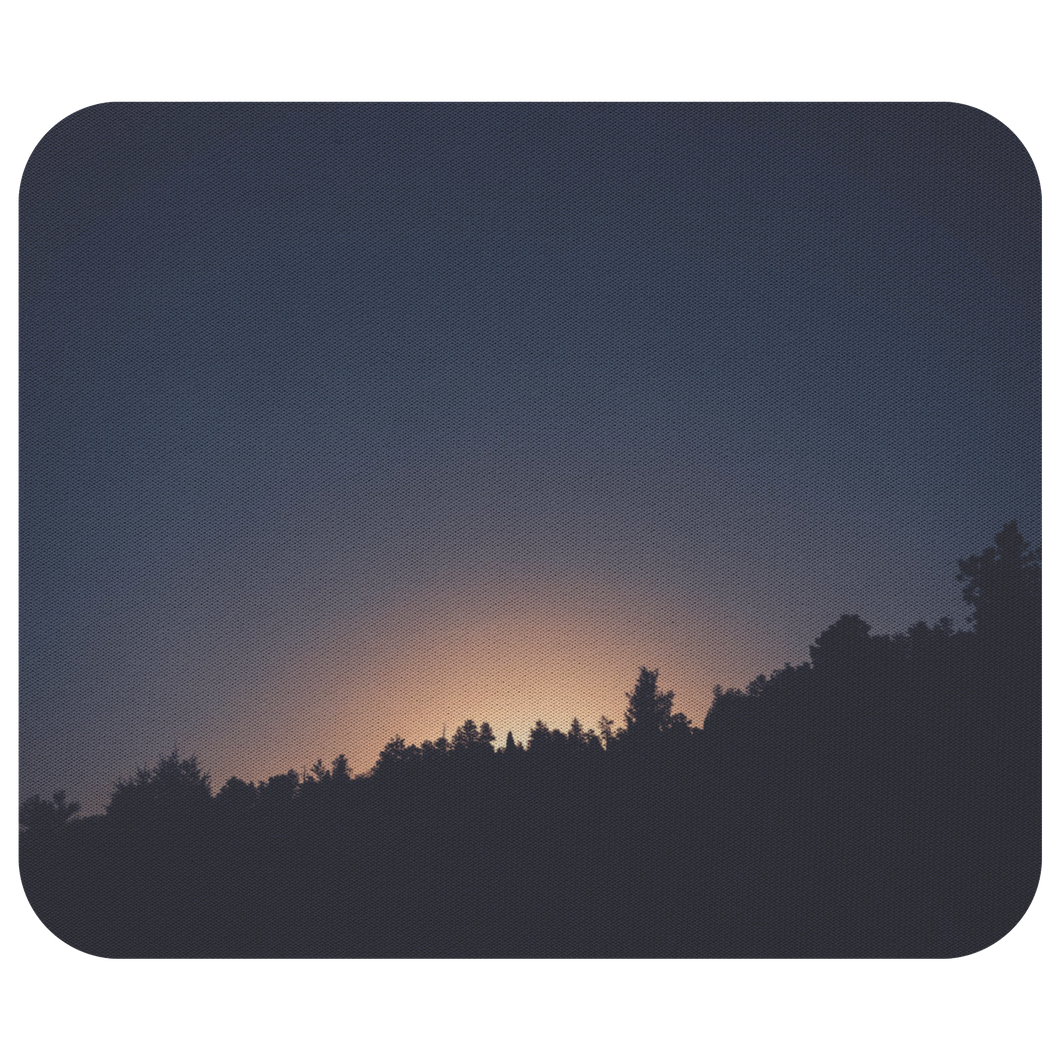 Tree Line Sunrise - Mousepad