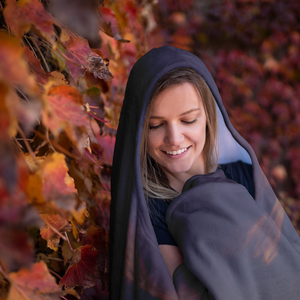 Clouds Reflection - Hooded Blanket