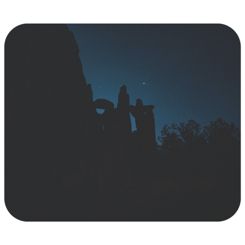 Garden of the Gods at night - Mousepad