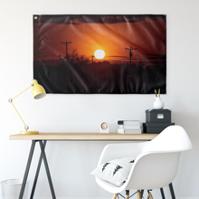 Laden Sie das Bild in den Galerie-Viewer, Sunset Powerlines - Flag