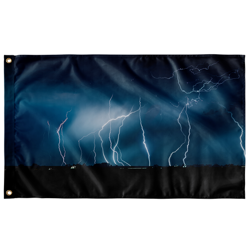 Lightning Strikes - Flag