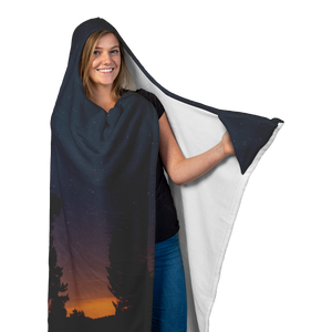 Camping Sky - Hooded Blanket - UrbanImpression