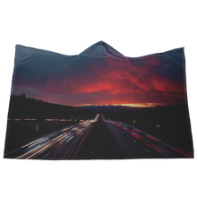 Load image into Gallery viewer, i70 West Sunset - Hooded Blanket