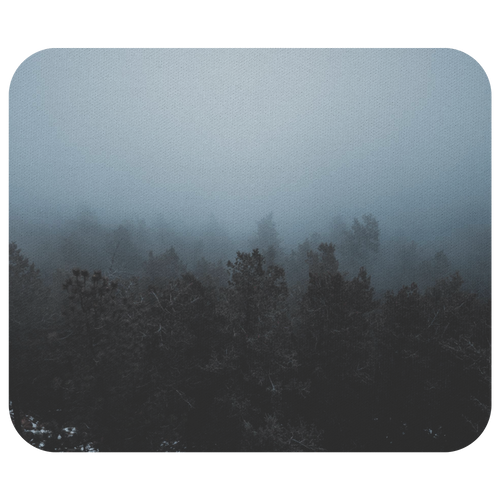 Foggy Trees - Mousepad