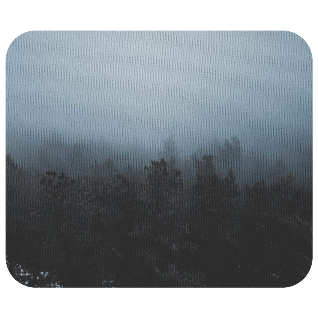 Foggy Trees - Mousepad