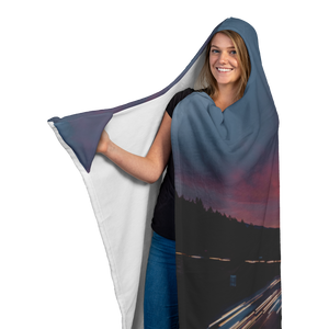 i70 West Sunset - Hooded Blanket