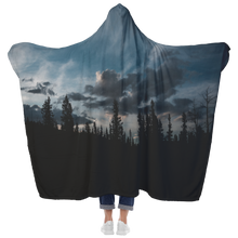 Load image into Gallery viewer, Blue Sunset - Hooded Blanket