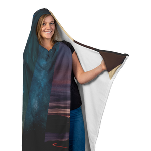 Rainbow Landscape - Hooded Blanket