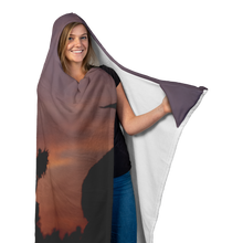 Load image into Gallery viewer, Sunflower Sunset - Hooded Blanket