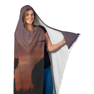 Sunflower Sunset - Hooded Blanket