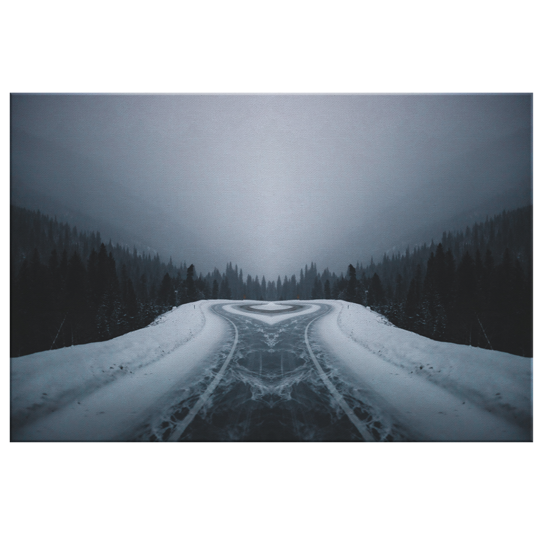 Colorado Winter Drive edit - Canvas