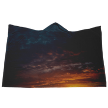 Load image into Gallery viewer, Cloudy Sunset - Hooded Blanket