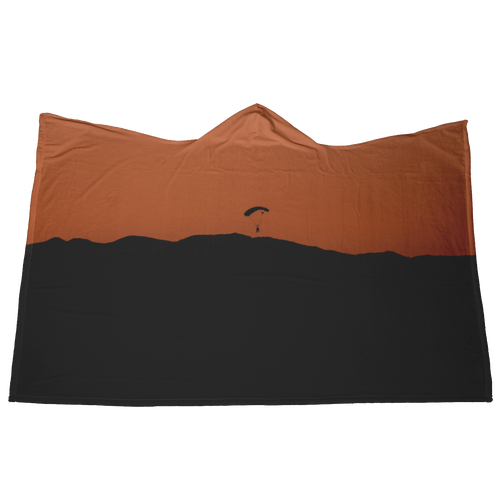 Skydiving Sunset - Hooded Blanket