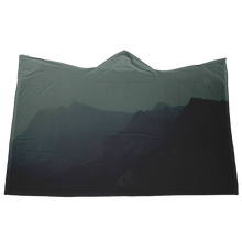 Load image into Gallery viewer, Foggy Mountains - Hooded Blanket