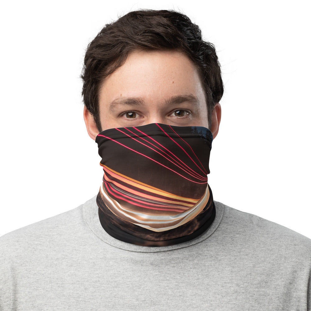 Bus Light Trails - Neck Gaiter