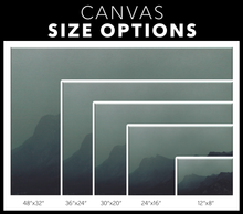 Load image into Gallery viewer, Foggy Mountains - Canvas