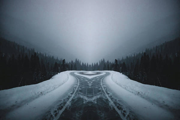 Colorado Winter Drive edit - Print