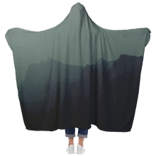 Load image into Gallery viewer, Foggy Mountains - Hooded Blanket