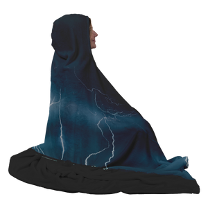 Lightning Strikes - Hooded Blanket