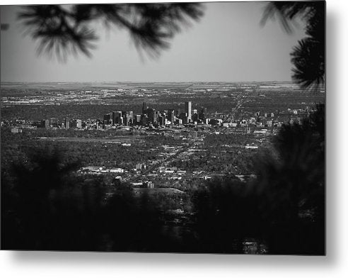 Denver from Lookout - Metal Print