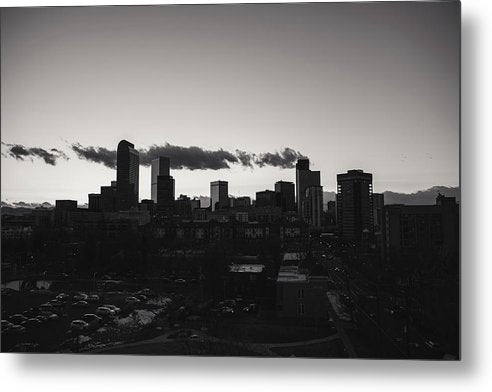 Denver Skyline - Metal Print