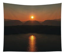 Load image into Gallery viewer, Dillon Reservoir Sunset edit - Tapestry