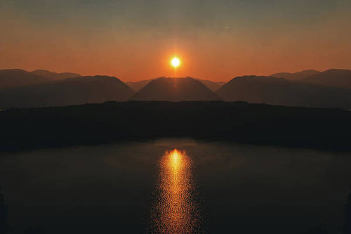 Dillon Reservoir Sunset edit - Print