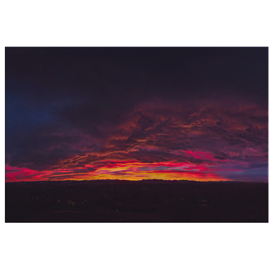 Rocky Mountain Sunset - Canvas