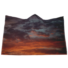 Cargar imagen en el visor de la galería, Colorful Sunset - Hooded Blanket