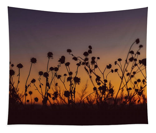 Flower sunset - Tapestry - UrbanImpression