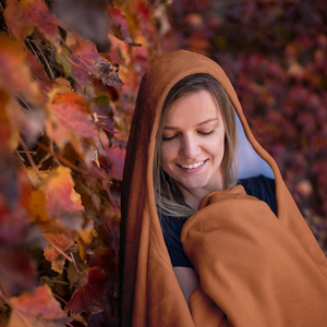 Skydiving Sunset - Hooded Blanket