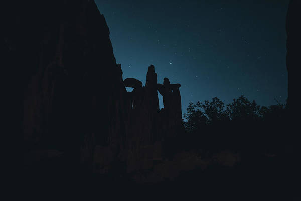 Garden of the Gods at night - Print