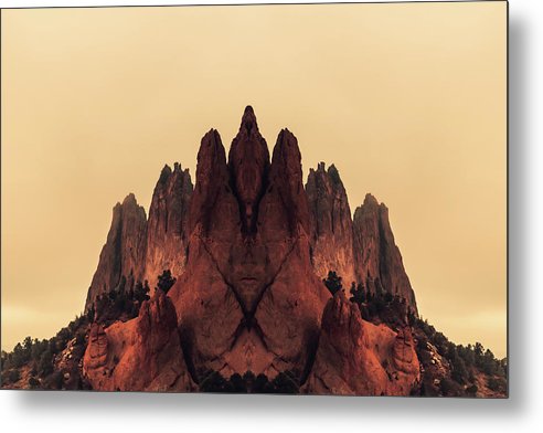 Garden of the Gods edit - Metal Print