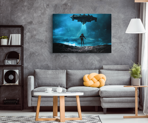 UFO Abduction - Canvas