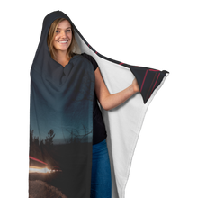 Load image into Gallery viewer, Bus Light Trails - Hooded Blanket